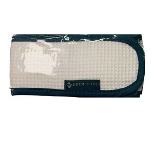 Dermstore White and Blue Towel